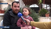 أب سوري يبتكر طريقة لتخفيف الآثار النفسية للقصف على طفلته