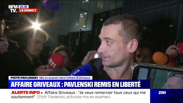 Piotr Pavlenski au sujet de sa compagne: On me mettra en prison si je vois Alexandra de Taddeo