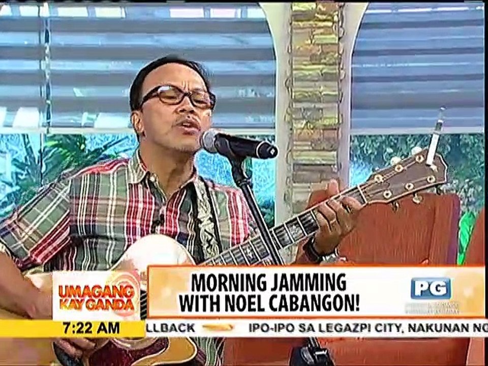 Morning jamming with Noel Cabangon!
