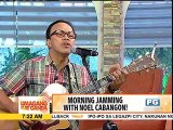 Morning jamming with Noel Cabangon!