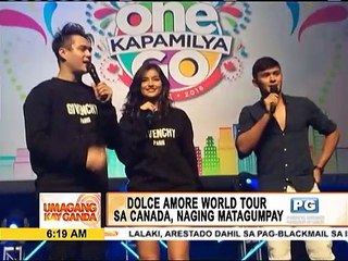 Dolce Amore World Tour sa Canada, naging matagumpay