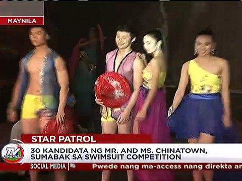 30 kandidata ng Mr. and Ms. Chinatown, sumabak sa swimsuit competition