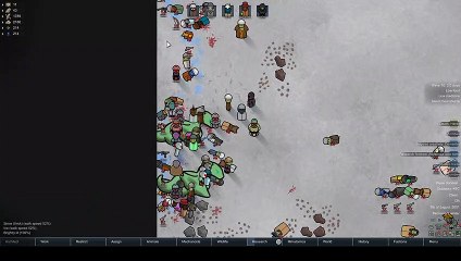 Crashed ship RimWorld Merciless Wave Survival - Episode 4