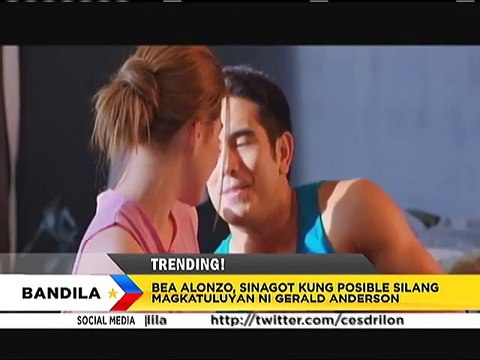 Bea Alonzo, sinagot kung posible silang magkatuluyan ni Gerald Anderson