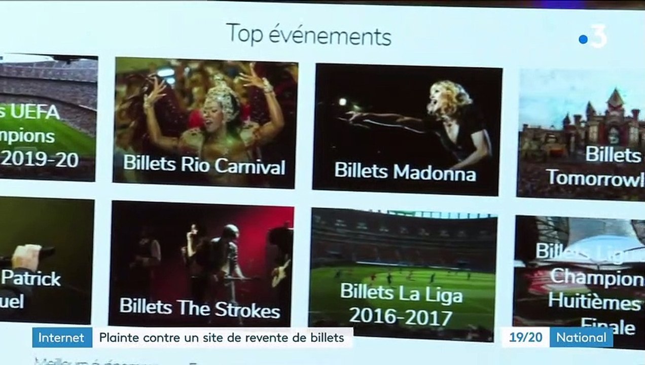 Revente de billets en ligne : attention aux arnaques