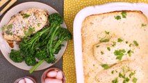 Creamy Baked Asiago Chicken Breasts