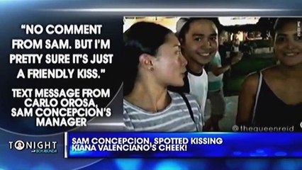 Is Sam Concepcion dating Kiana Valenciano?
