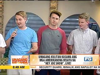 Umagang kulitan kasama ang mga amerikanong bisaya na "Hey Joe Show", live!