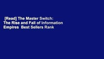 [Read] The Master Switch: The Rise and Fall of Information Empires  Best Sellers Rank : #4