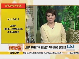 Julia Barretto, sinagot ang isang basher