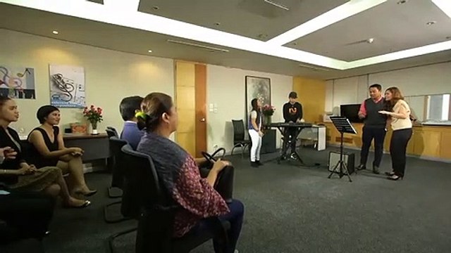 Cathy at Mike, ipinakita ang kanilang galing sa pagkanta