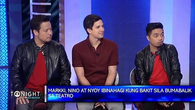 Why do Markki Stroem, Nino Alejandro and Nyoy Volante keep going back to theater?