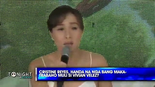 Cristine Reyes, handa na bang makatrabaho muli si Vivian Velez?