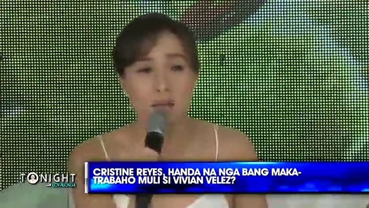 Cristine Reyes, handa na bang makatrabaho muli si Vivian Velez?