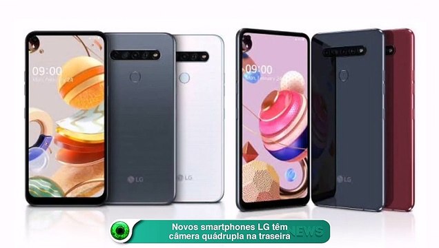 Novos smartphones LG têm câmera quádrupla na traseira