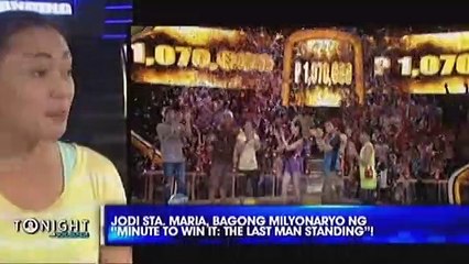 Jodi Sta Maria, nanalo ng 1 million pesos sa Minute to Win It
