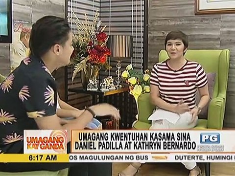 Umagang kwentuhan kasama sina Daniel Padilla at Kathryn Bernardo