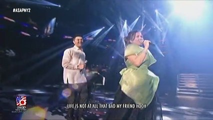 Carol and Daryl in a soulful rendition of "Lift Up Your Hands"