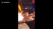 Baby has hilarious WIDE-eyed reaction to hibachi chef's fire fun