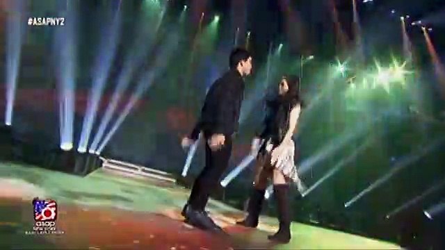 Maja, Enrique, Janella, Elmo and Billy in a heart-pumping dance performance