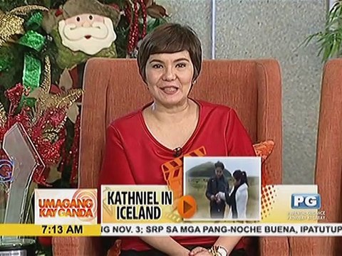 Kathryn Bernardo at Daniel Padilla, nasa Iceland para sa isang photoshoot