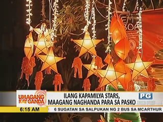 Ilang kapamilya stars, maagang naghahanda para sa pasko
