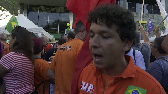 Protesto de petroleiros ligados a FUP