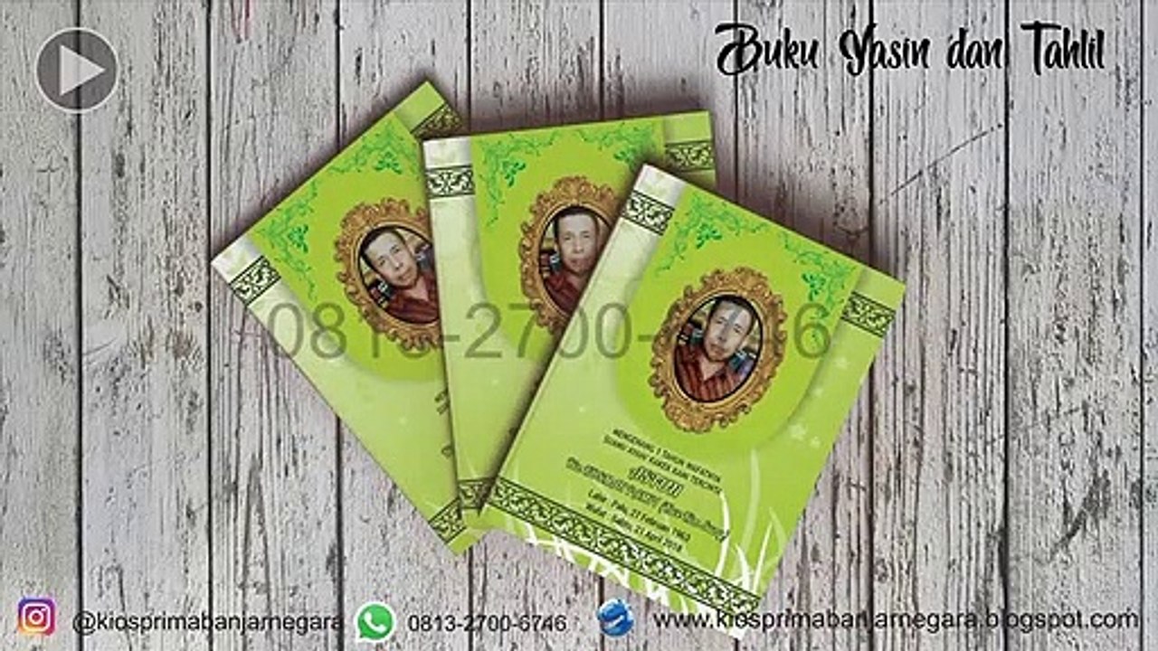 DISKON!!! +62 813-2700-6746, Tempat Pesan Buku Peringatan 40 Hari di Banjarnegara