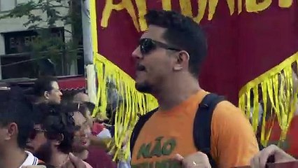 Protesto de petroleiros ligados a FUP