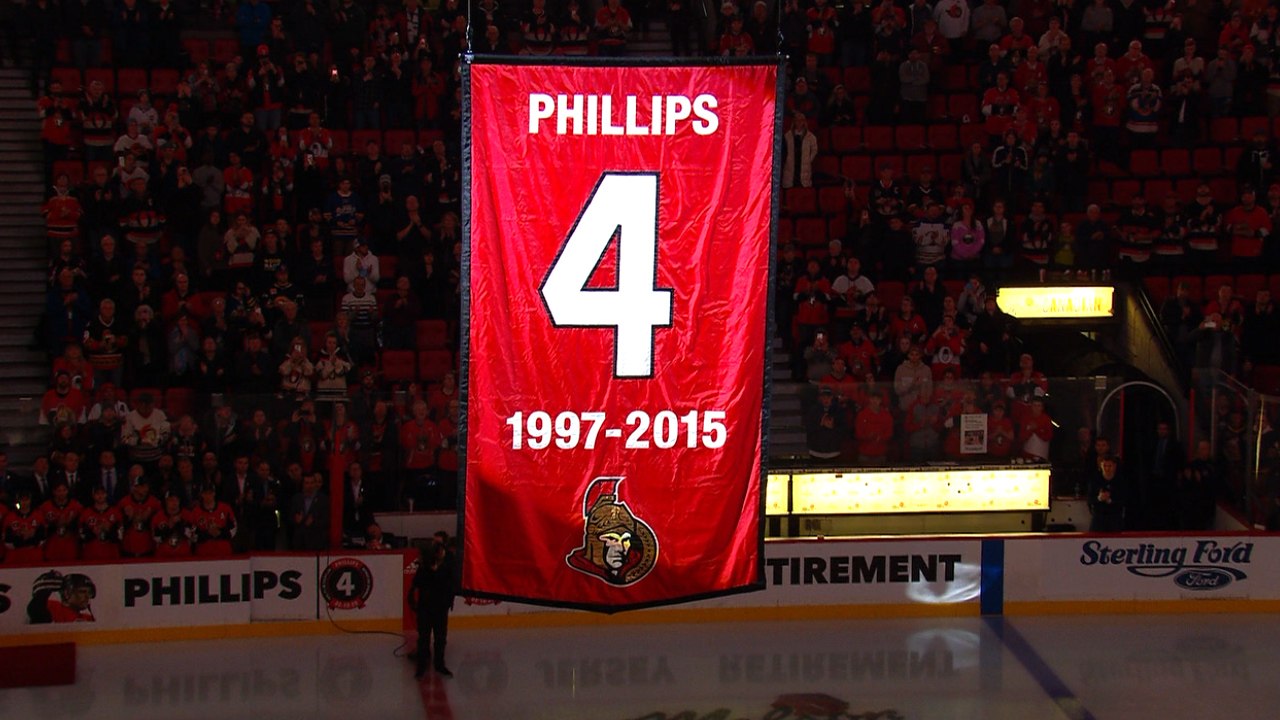 Senators retire Chris Phillips' jersey