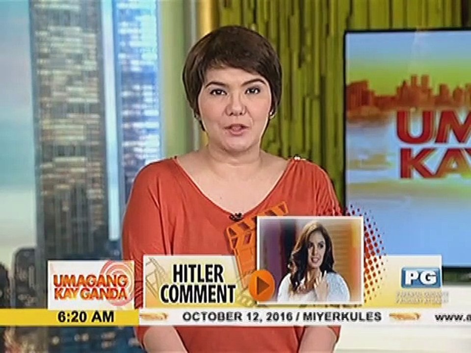 Miss Ph-Earth Imelda Schweighart, humingi ng paumanhin sa pagkumpara kay Duterte kay Hitler