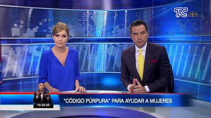 VIDEO |  'Código Púrpura' para ayudar a mujeres: así funciona