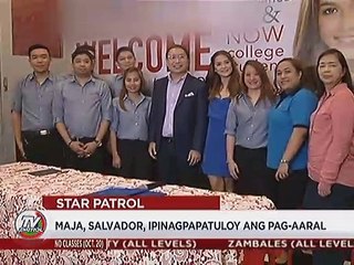 Maja Salvador, ipinagpapatuloy ang pag-aaral