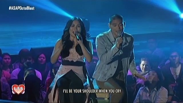 Yeng and Jay-R sing I'm Your Angel on ASAP L.S.S.