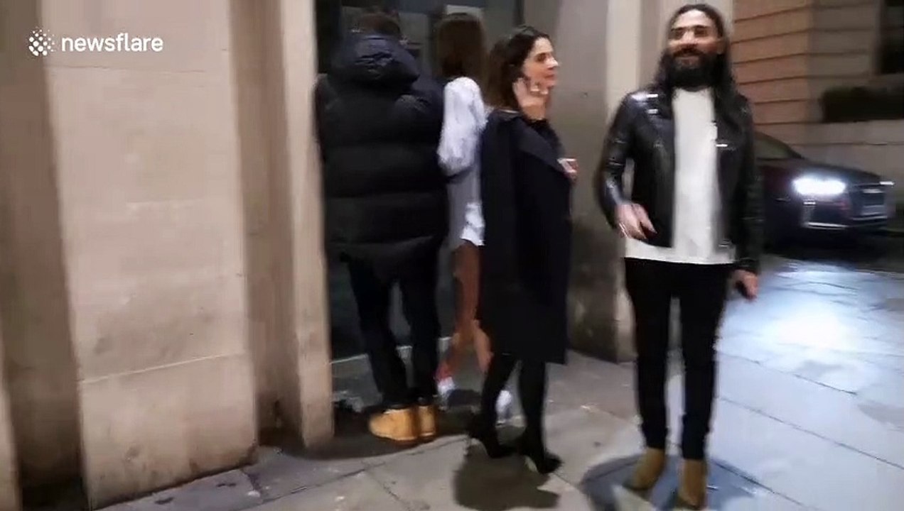 Supermodel Irina Shayk departs Universal Brits after party