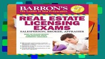 [Read] Barron s Real Estate Licensing Exams (Barron s Real Estate Licensing Exams: Salesperson,