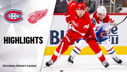 NHL Highlights | Canadiens @ Red Wings 02/18/20