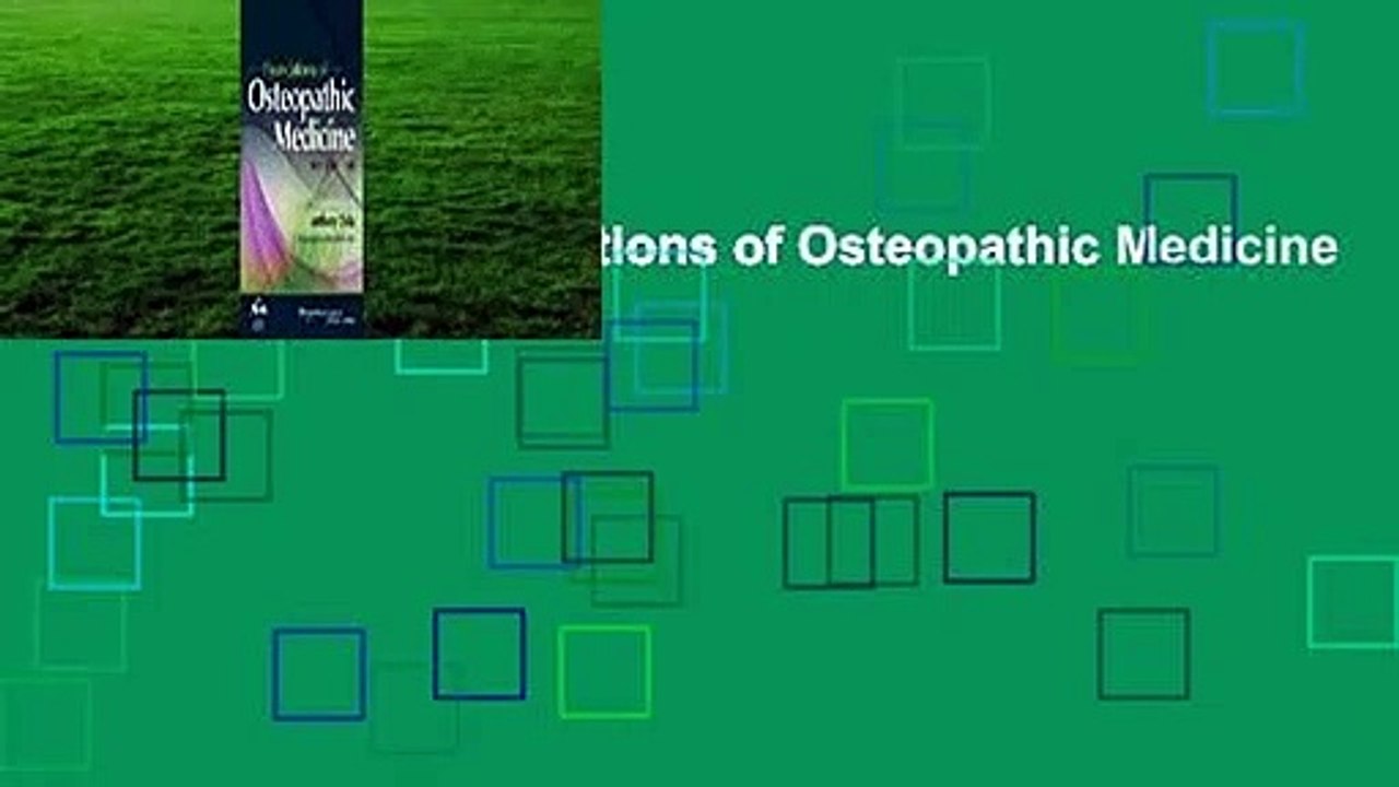 Best product  Foundations of Osteopathic Medicine - Anthony Chila