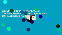 About For Books  Overlord, Vol. 2: The Dark Warrior (Overlord Light Novels, #2)  Best Sellers Rank