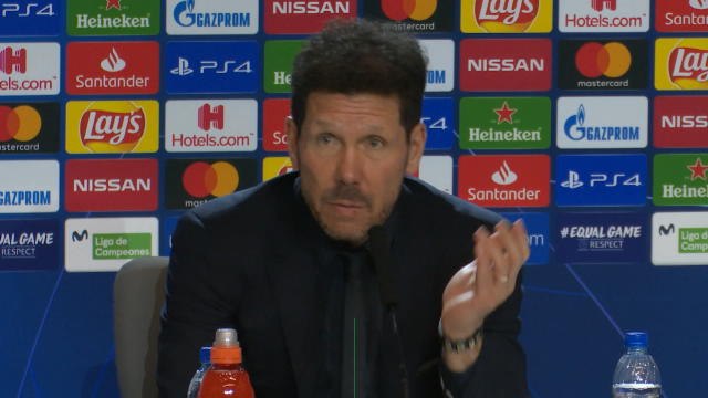 Ligue des Champions : 8es - Simeone : L'idée était de gagner