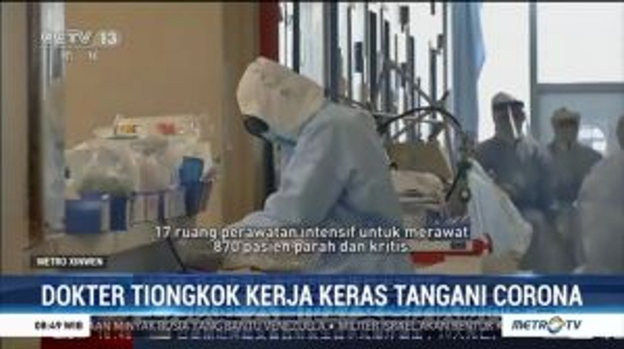 Dokter di Tiongkok Kerja Keras Tangani Corona