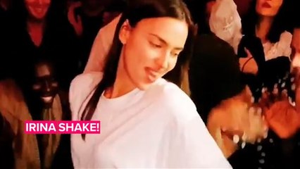 Irina Shayk weet hoe ze een feest moet vieren