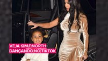 Kim Kardashian posta primeiro TikTok com North