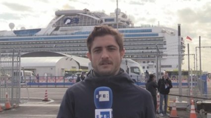 Empiezan a desembarcar los pasajeros del Diamond Princess