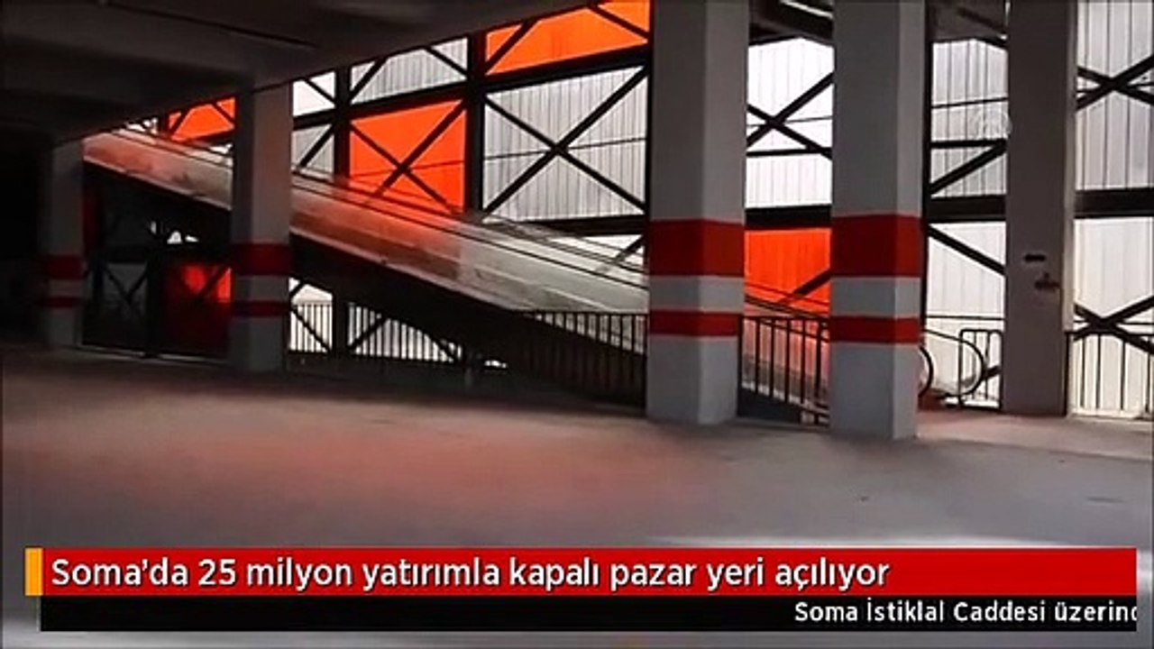 Soma'da 25 milyon yatırımla kapalı pazar yeri açılıyor