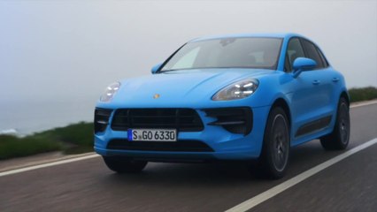 The new Porsche Macan GTS in Miami Blue Driving Video