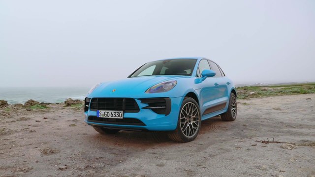 The new Porsche Macan GTS Design in Miami Blue