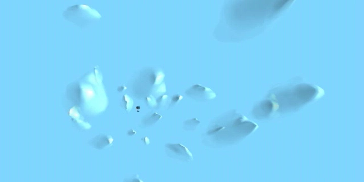 Dirigeable (Airship) First tests on LightWave 3D (1999)