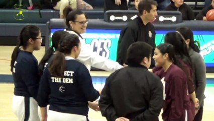 Animo Bunche Stallions vs Maywood CES Wolfpack  2-18-20 CIF LA City Div V Girls Basketball Highlights
