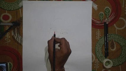 How to draw a girl Drawing portraits |my first commission work #Artwithdev